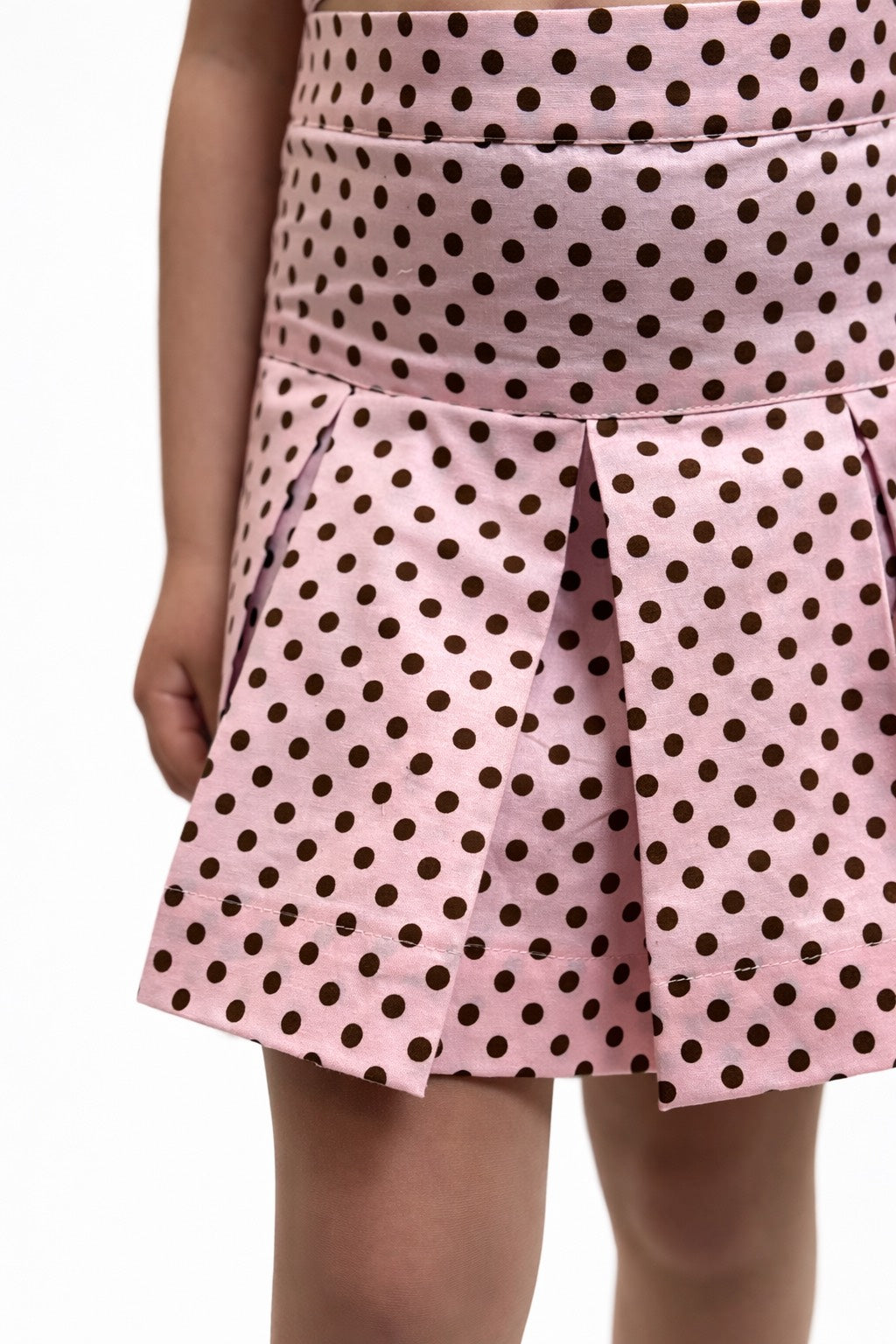 Pink Polka Dot Two-Piece Set