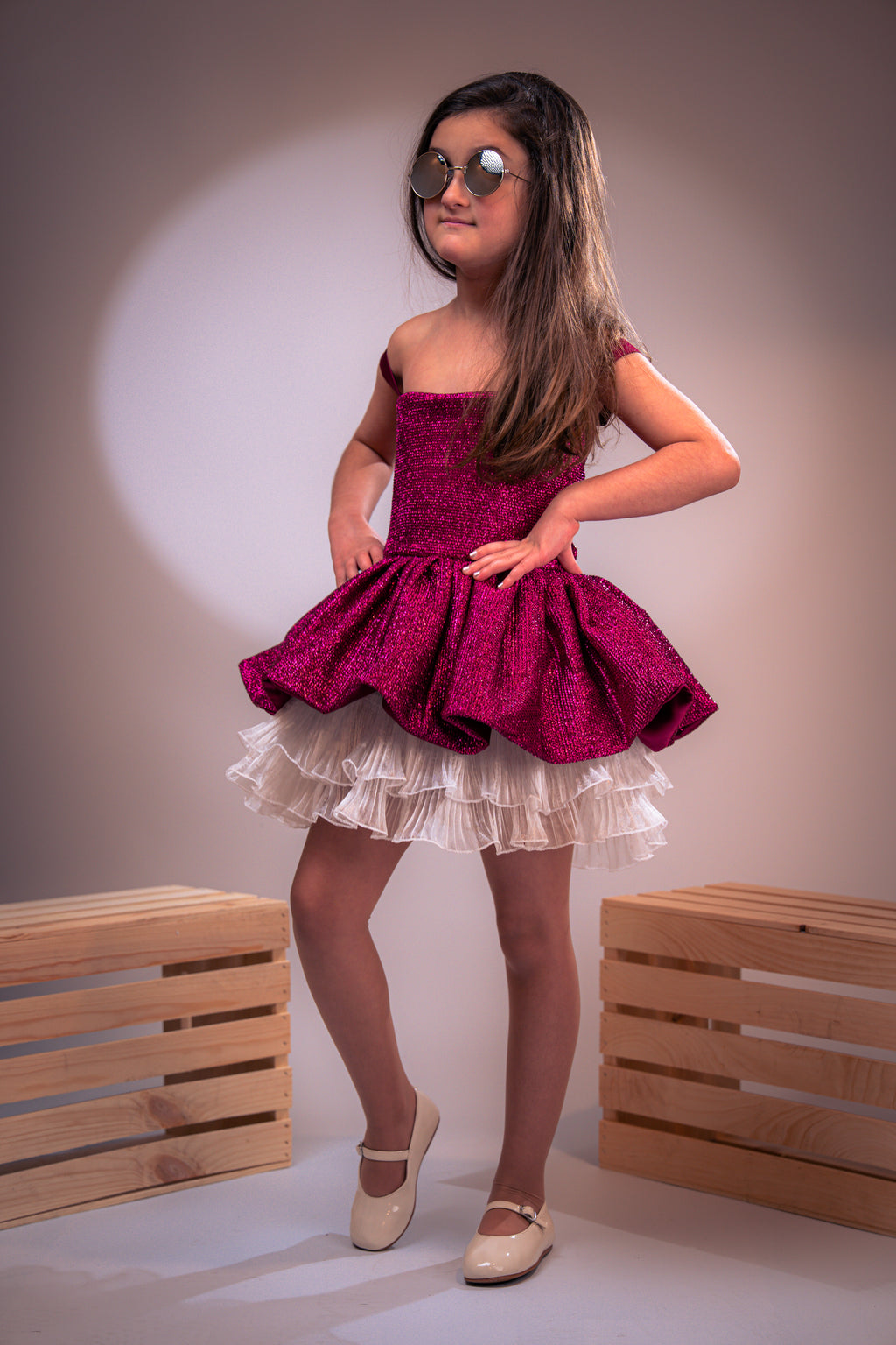 Deep-Pink Dress